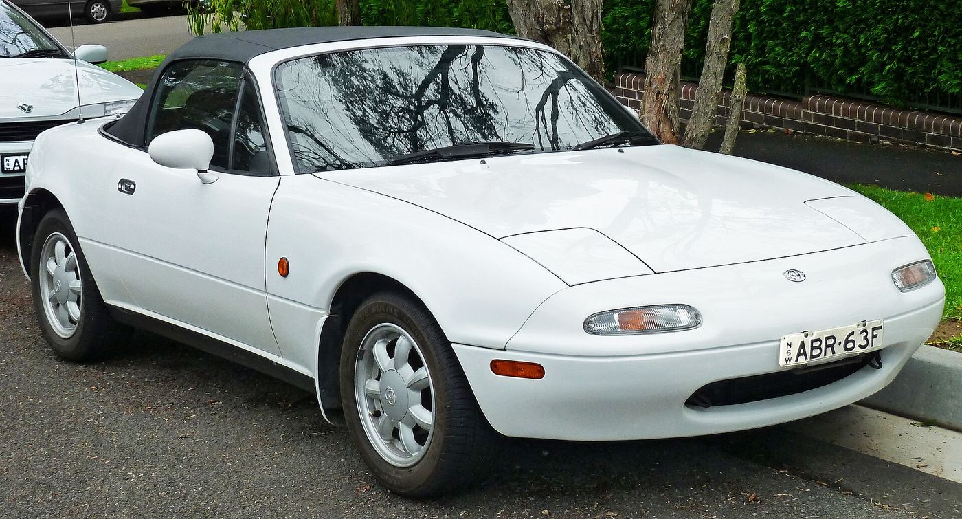 Mazda Eunos Roadster bought in Salisbury